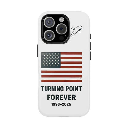 Freedom Charlie Kirk Phone Case, Patriot Charlie Kirk Signature Phone Cover, Faith-Based, Legends Never Die 17 Air Pro Max