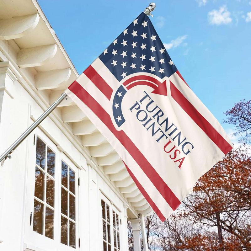 Charlie Kirk Flag - Turning Point USA, RIP Charlie Kirk Flag, Charlie Kirk Flag, Make America Great Again, Pray for Charlie Kirk Flag