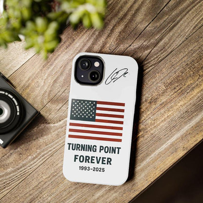Freedom Charlie Kirk Phone Case, Patriot Charlie Kirk Signature Phone Cover, Faith-Based, Legends Never Die 17 Air Pro Max