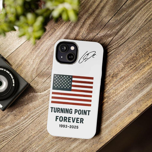 Freedom Charlie Kirk Phone Case, Patriot Charlie Kirk Signature Phone Cover, Faith-Based, Legends Never Die 17 Air Pro Max