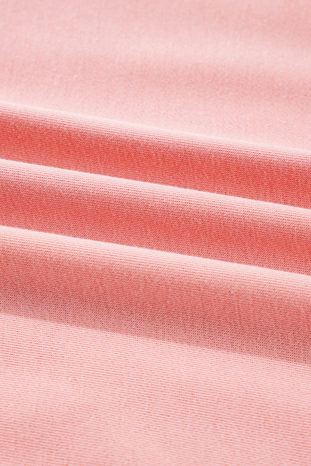 Apricot Pink Exposed Seam Color Block Patchwork Slit Cuffs Oversize Sweatshirt